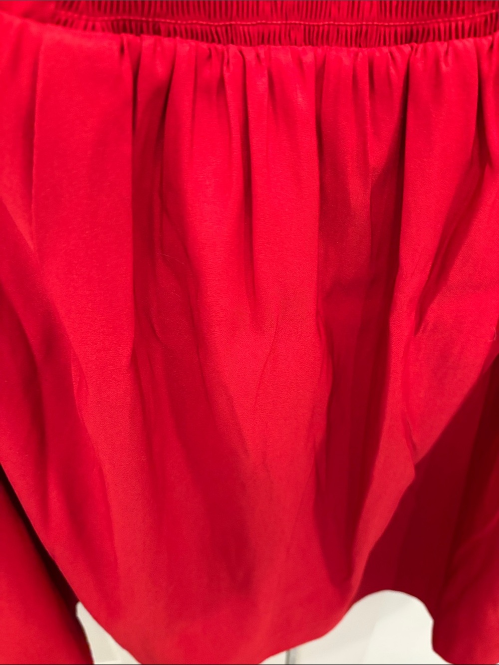 Strapless Red Mini Dress - Picture 7 of 9